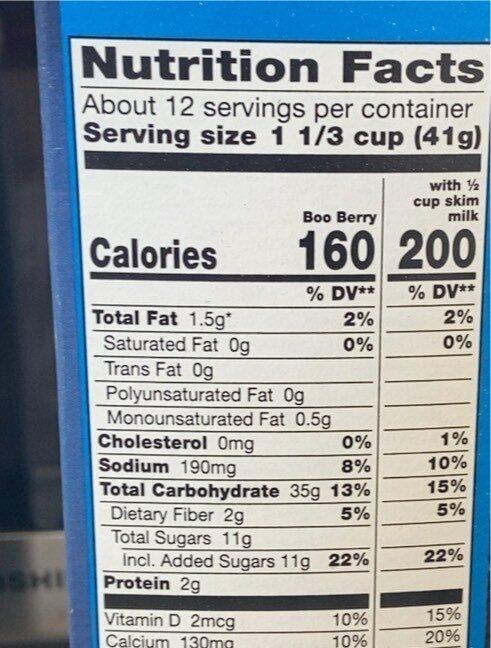 Nutrition Facts::