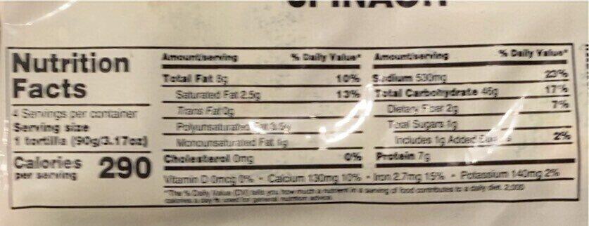 Nutrition Facts::