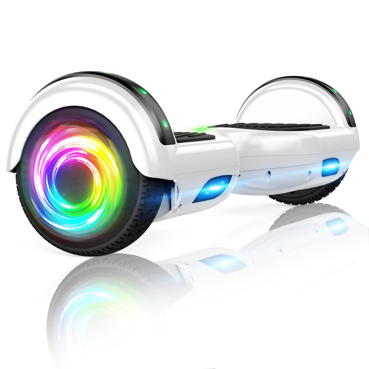 The LED Hoverboard That Changes Colors With Music