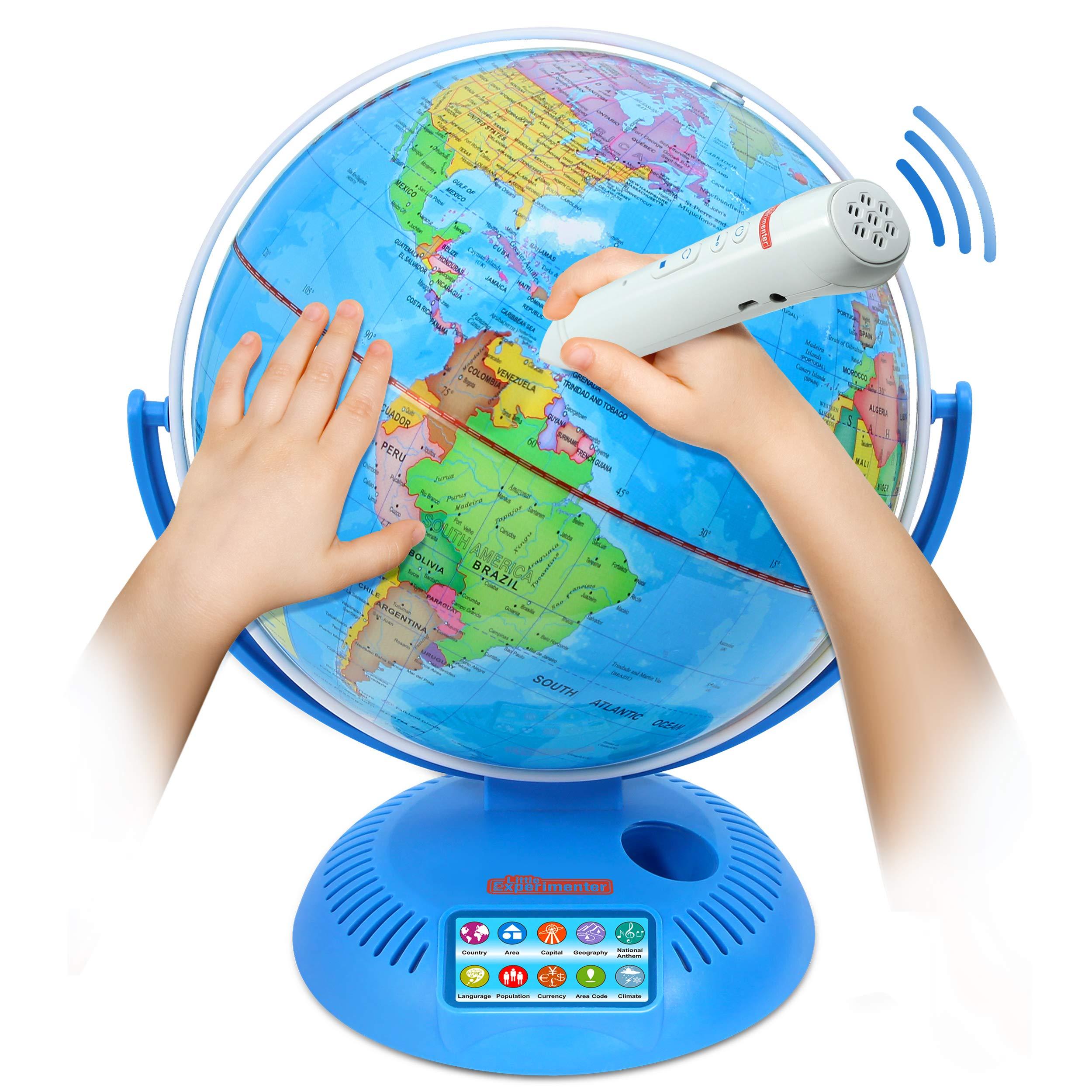 This Interactive Globe Talks and Shows AR Maps