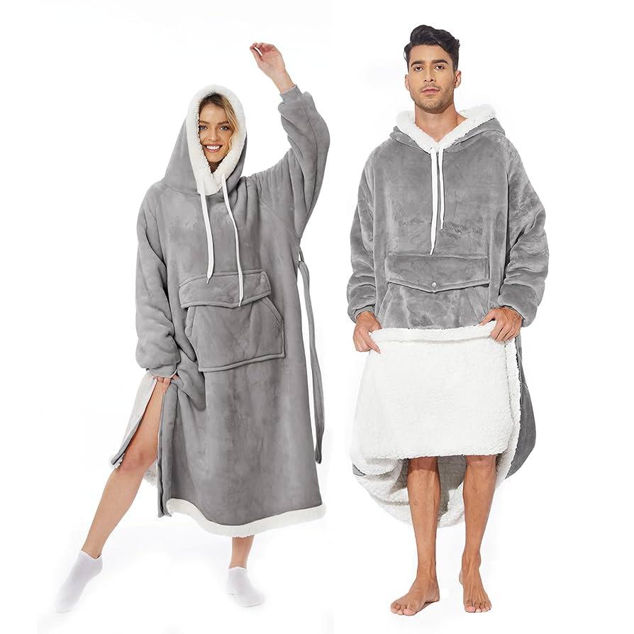 Blanket Hoodies Replace Coats in Teen Winter Fashion