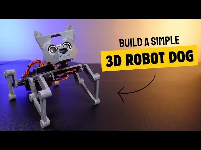 DIY Mini Robot Dog That Learns Tricks Fast