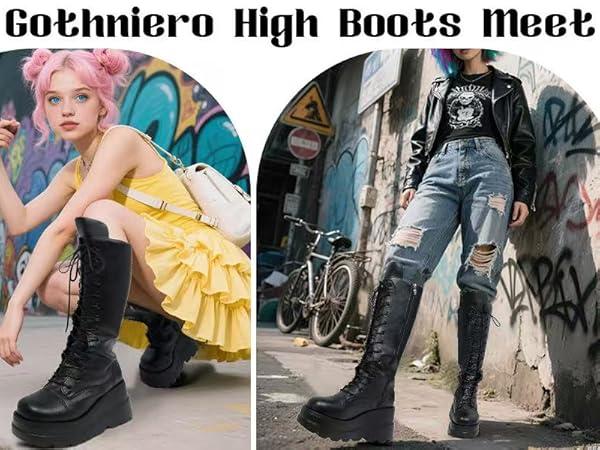 Chunky Platform Boots Enter Teen Festival Fashion