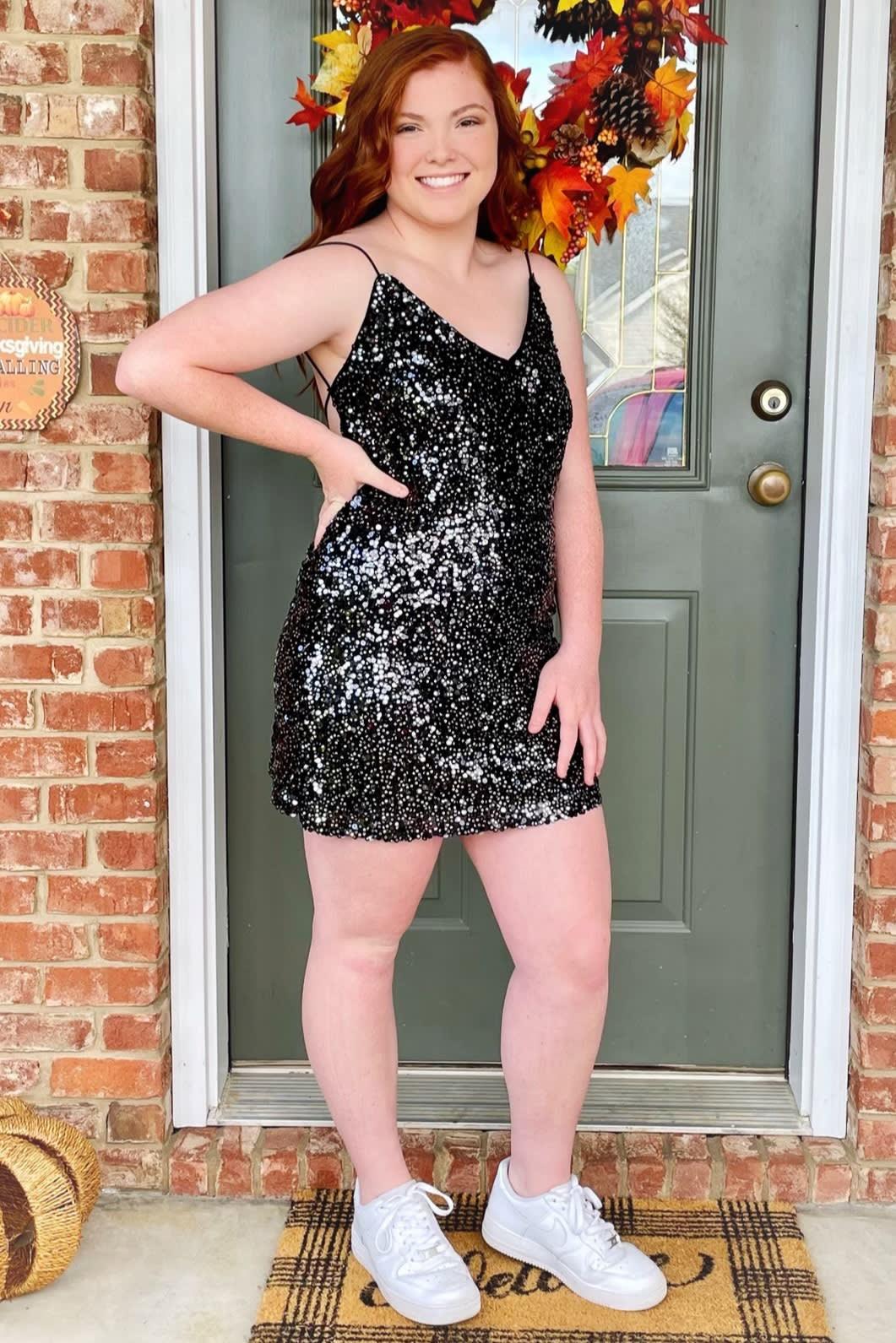 Glitter Sneakers Trend in Teen Party Outfits
