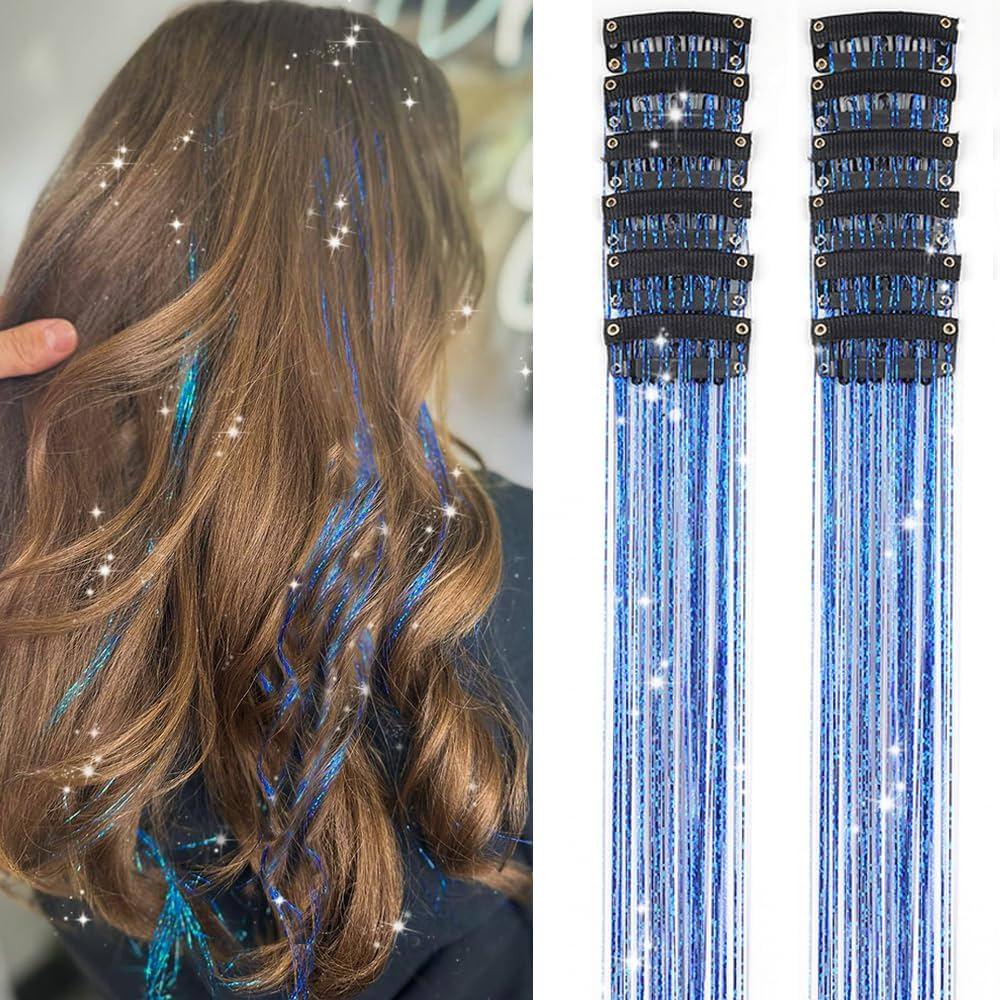 Hair Tinsel, Clips, and Retro Accessories Trending Now