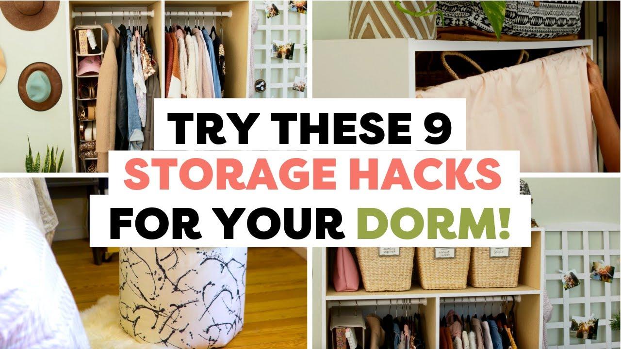 Dorm Room Storage Hacks With Style