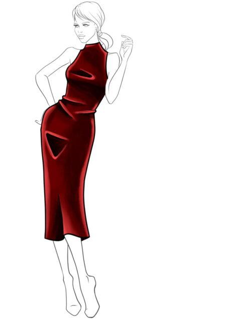 The power of texture: velvet, mesh, satin on stage and streets