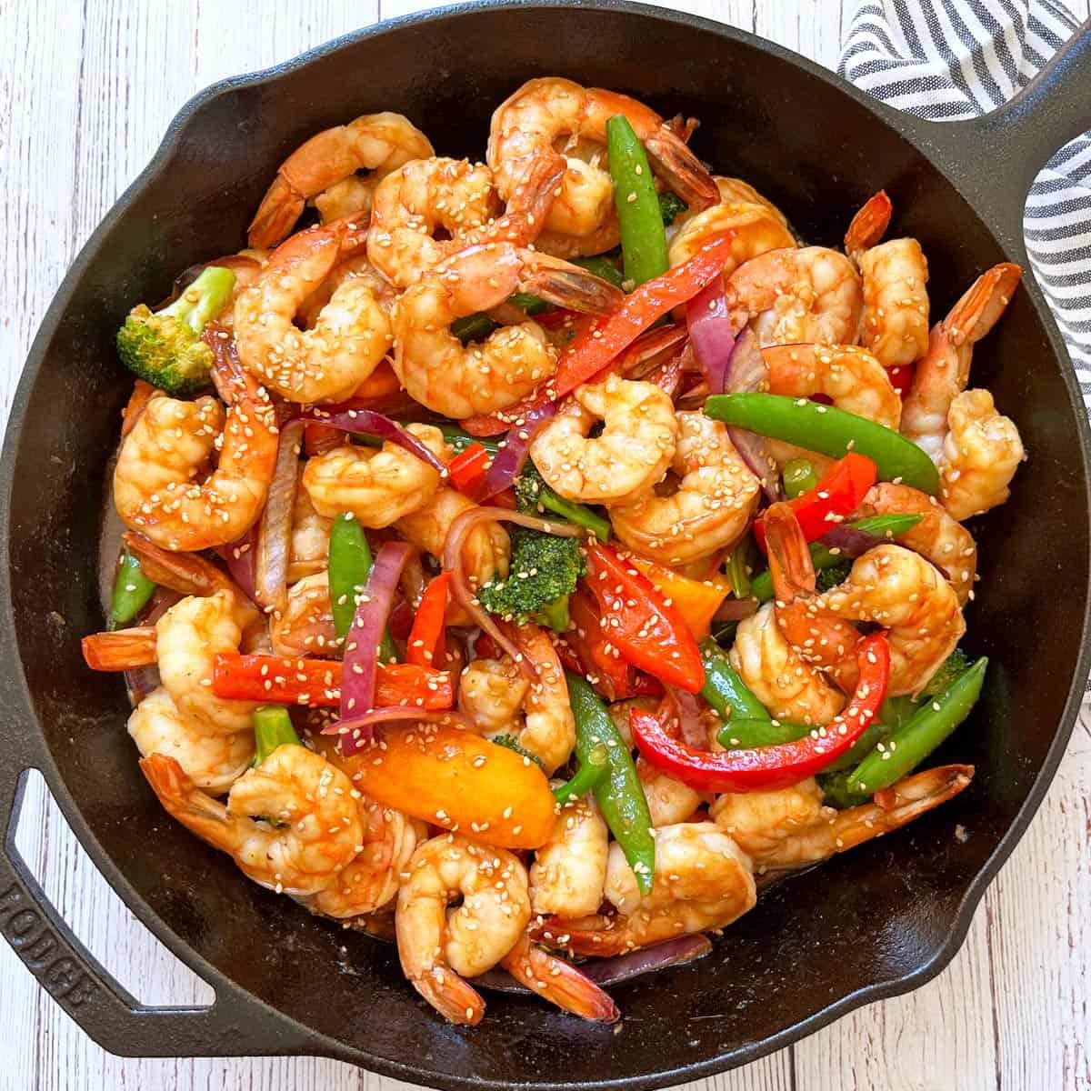 Shrimp & Quinoa Stir Fry
