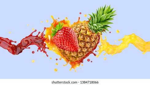 Pineapple Strawberry Splash