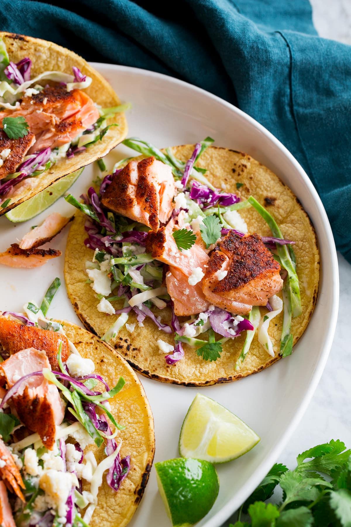 Grilled Salmon Tacos