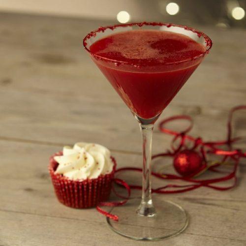Crimson Velvet Martini