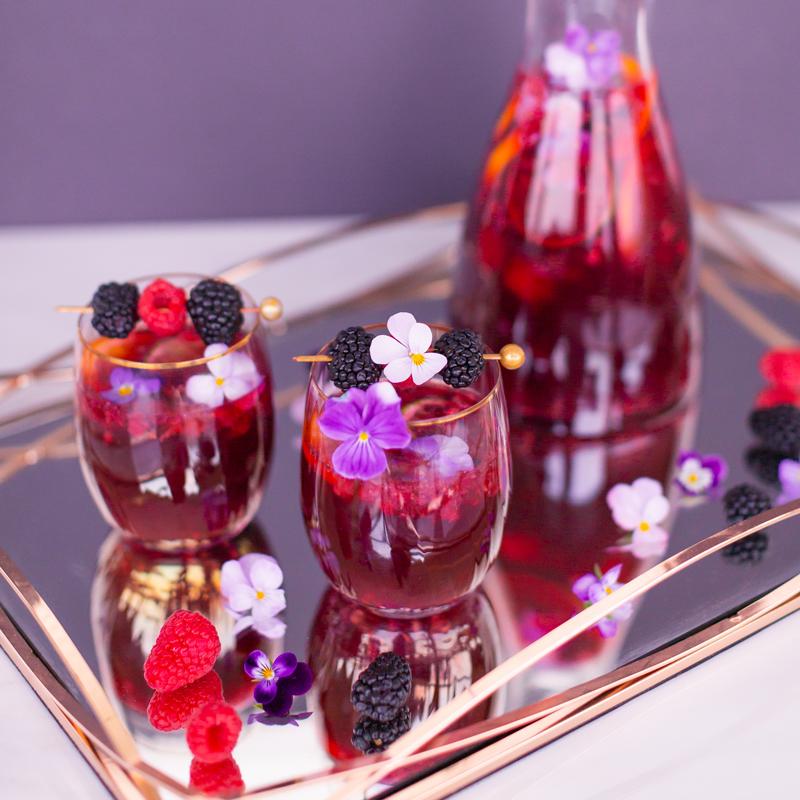 Violet Fire Sangria