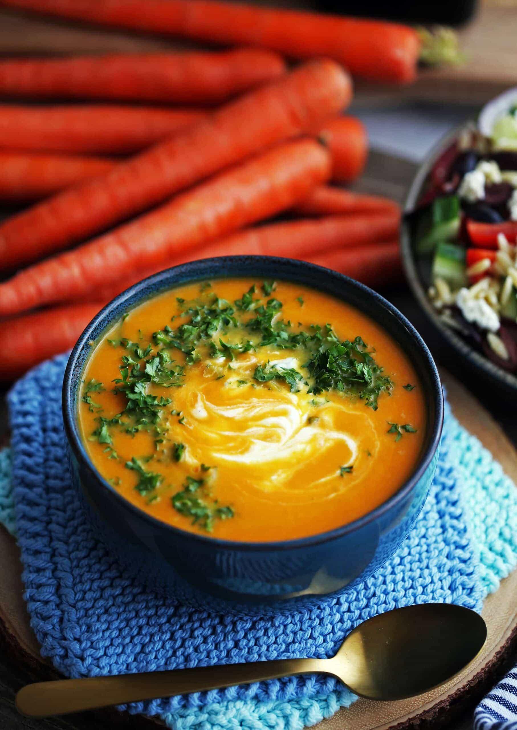 Roasted Carrot & Ginger Soup