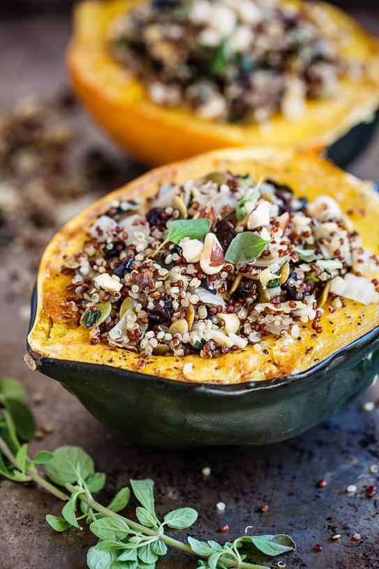 Stuffed Acorn Squash with Quinoa