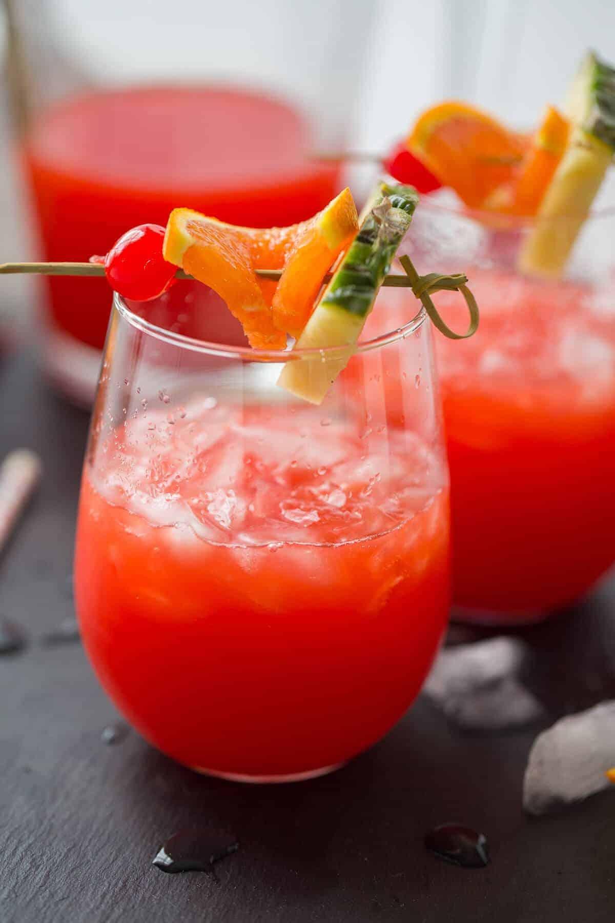 Tropical Rainforest Rum Punch