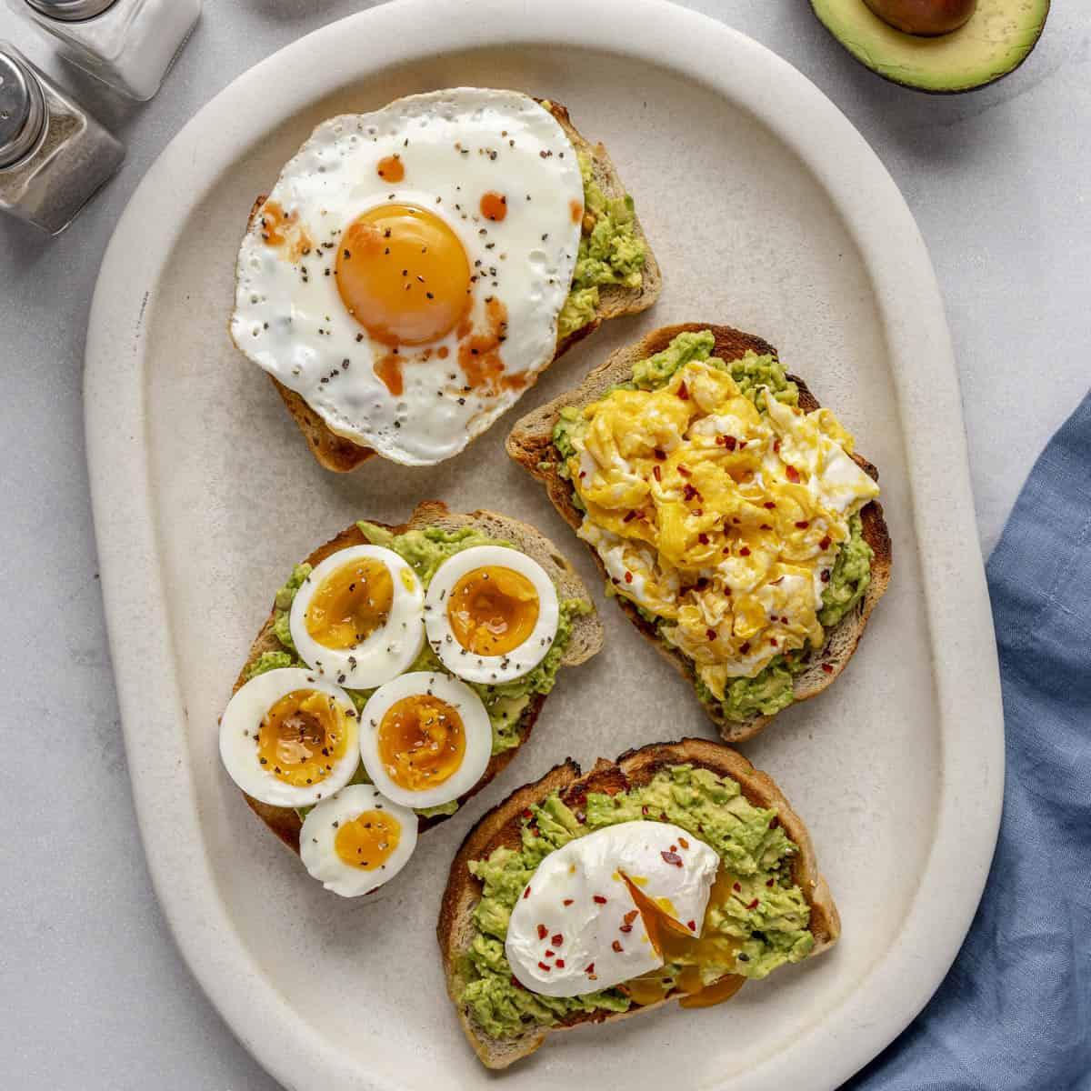 Avocado Chickpea Toast