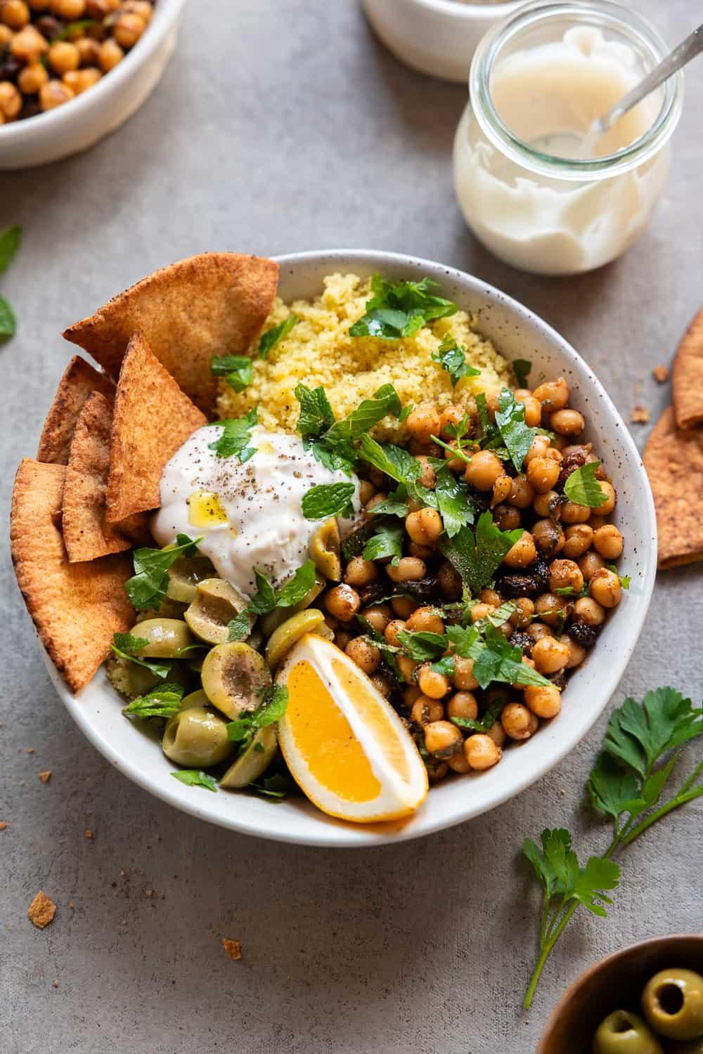 Moroccan Spiced Chickpea Bowl