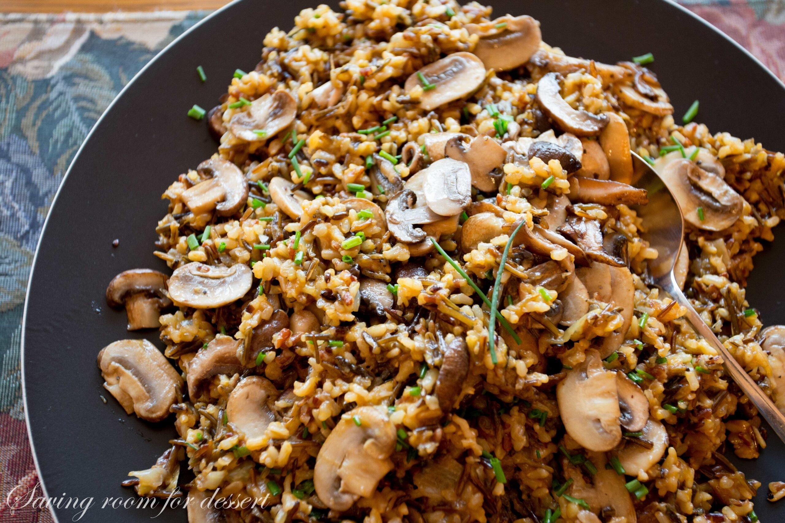 Wild Rice & Mushroom Pilaf