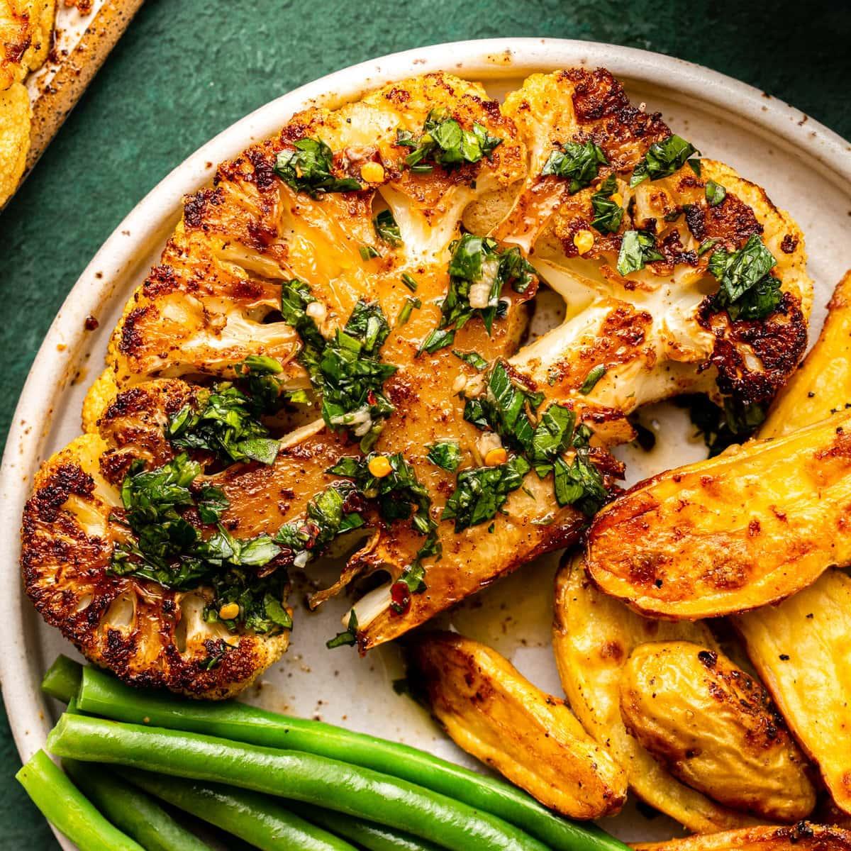 Roasted Cauliflower Steaks