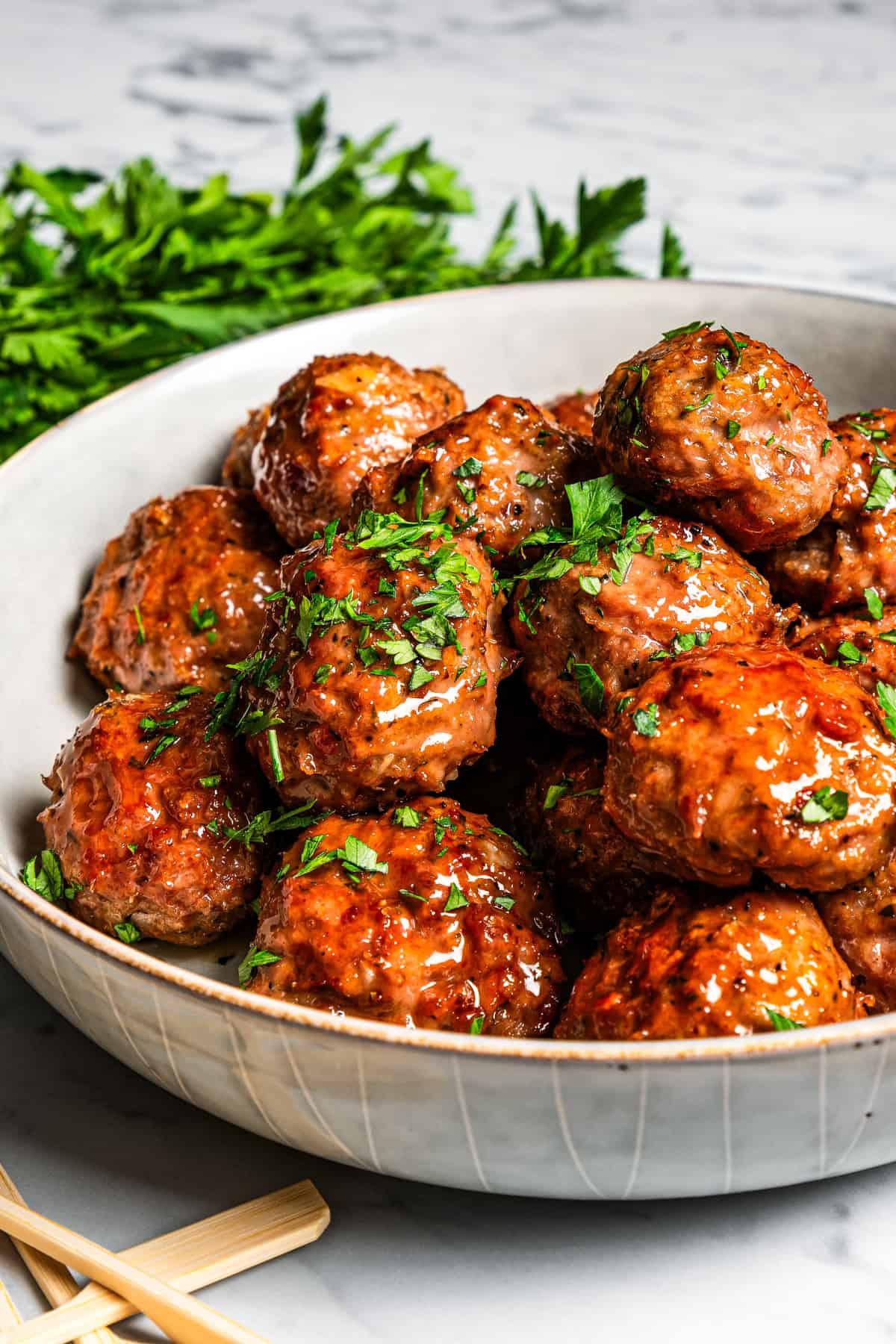 Baked Turkey Meatballs