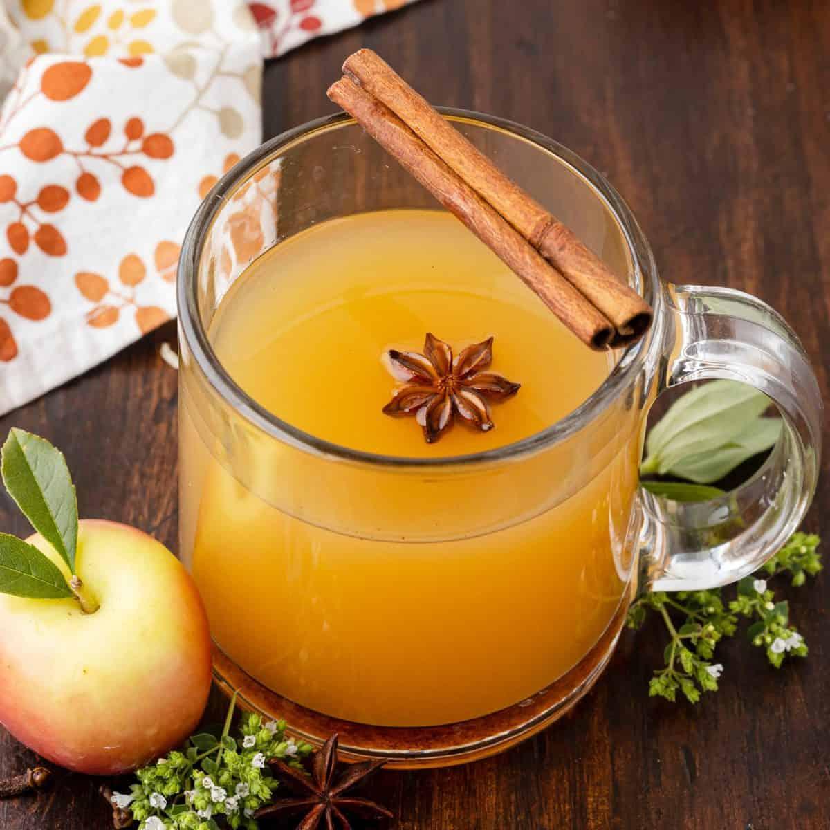 Trick-or-Treat Hot Apple Cider