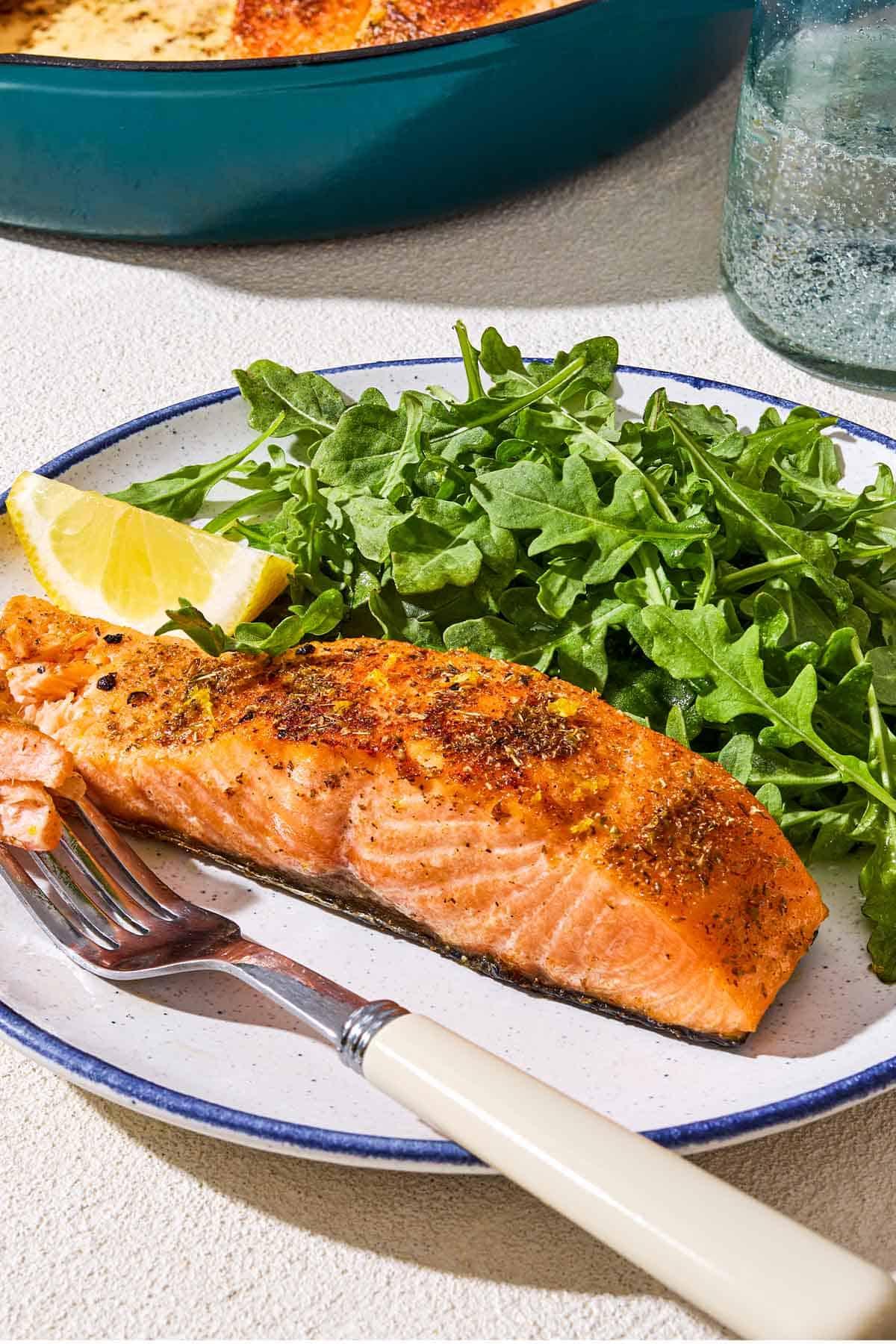 Seared Salmon with Asparagus