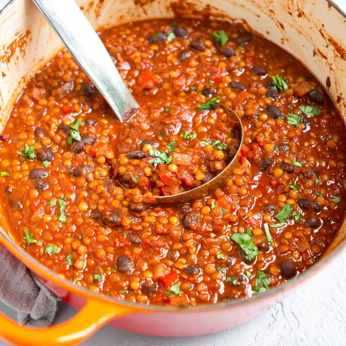 Lentil & Quinoa Chili