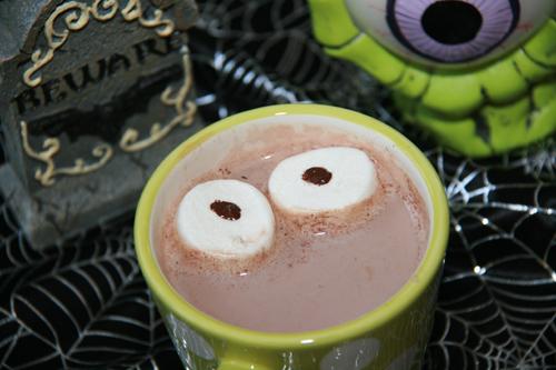 Spooky Spiderweb Hot Chocolate