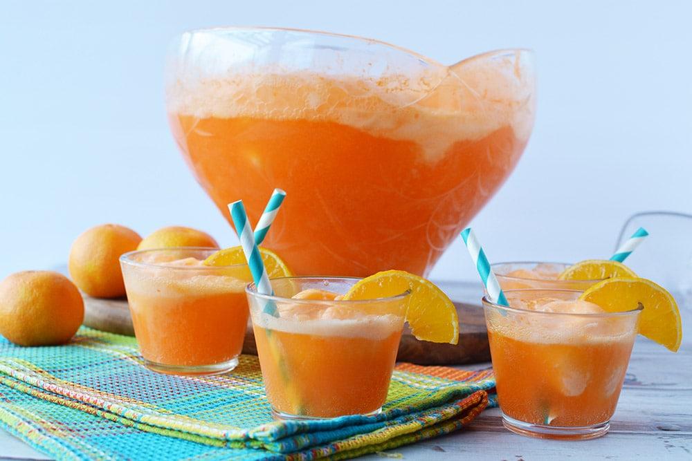 Cauldron Bubble Orange Sherbet Punch