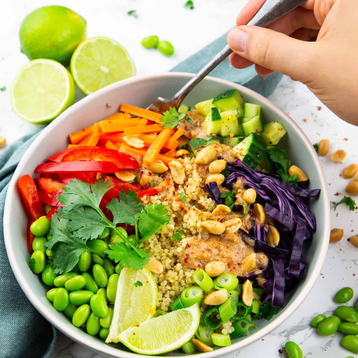 Mediterranean Quinoa Bowl