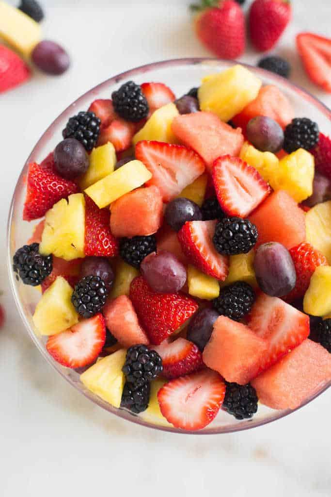 Fresh Fruit & Cottage Cheese Bowl