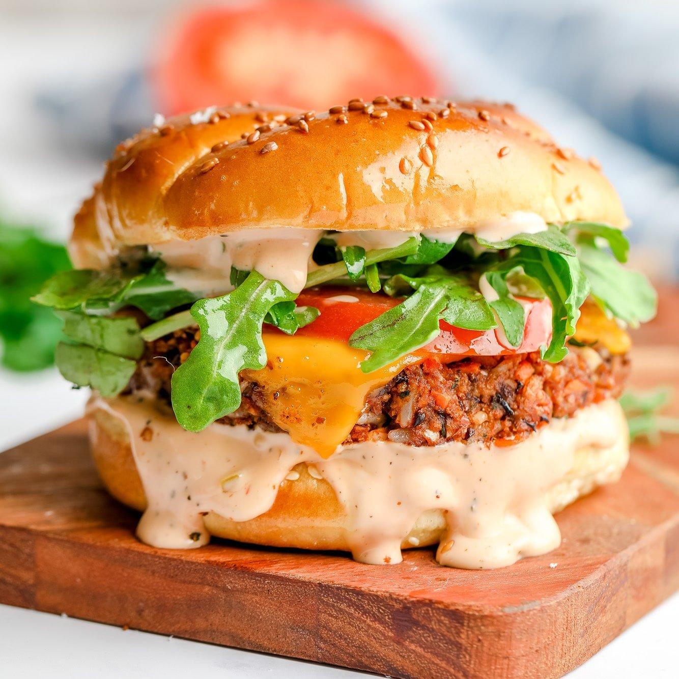 Chickpea Veggie Burger