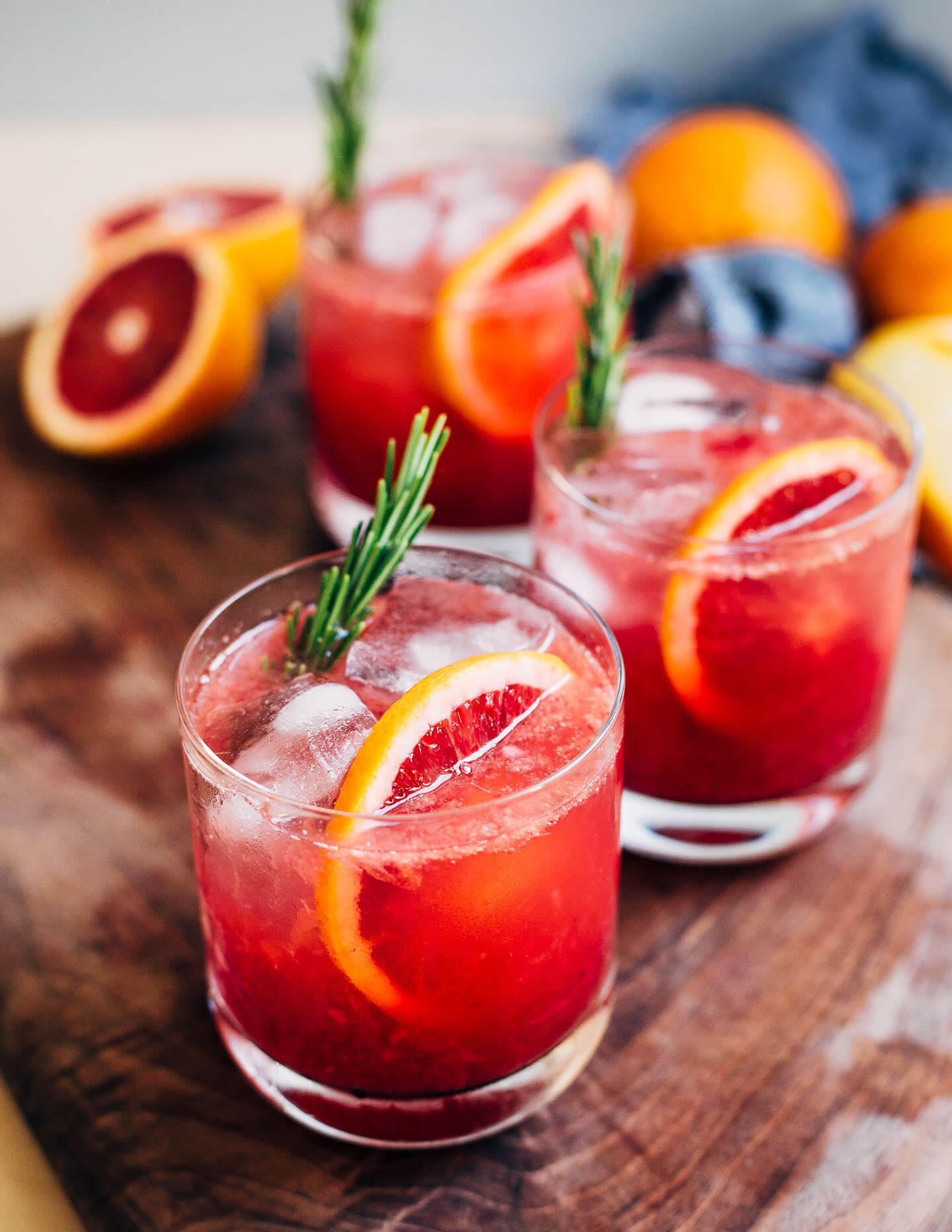Vampire Blood Orange Juice Mocktail