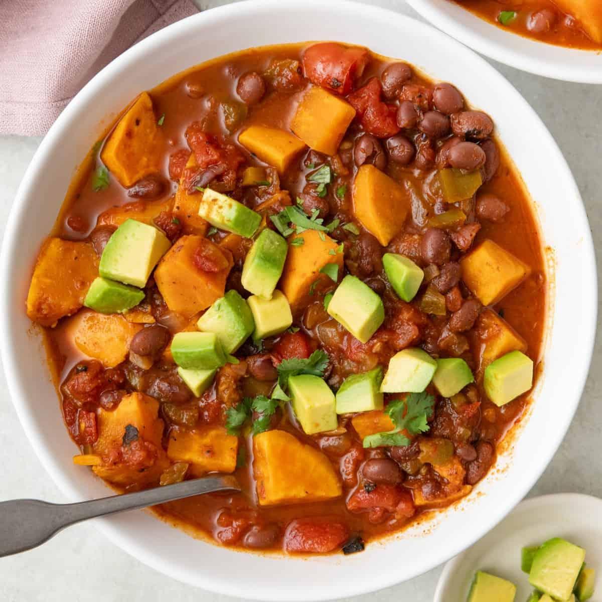 Sweet Potato & Black Bean Chili