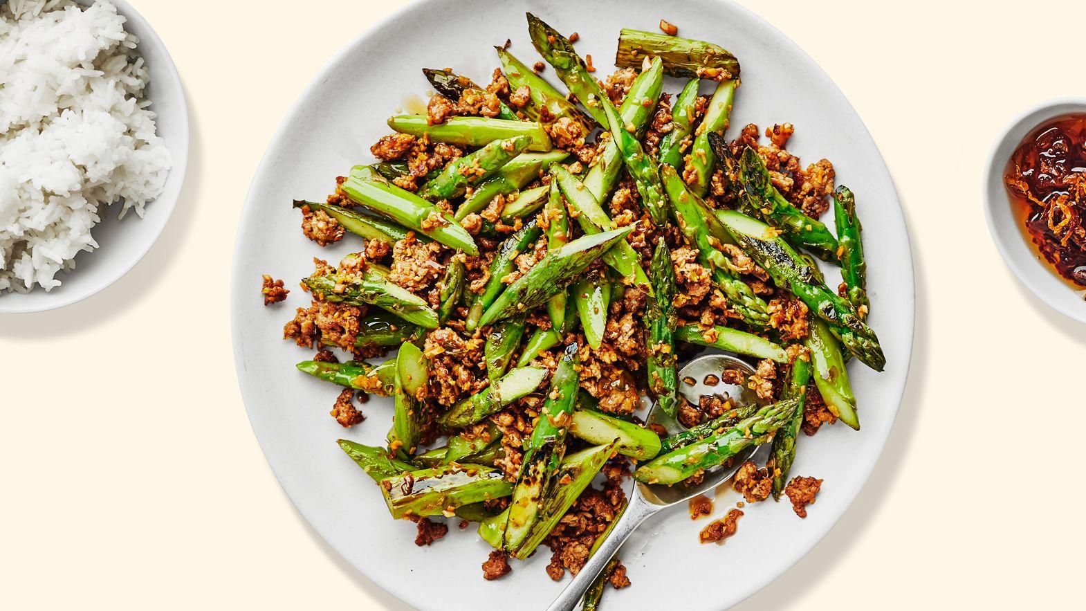 Asparagus & Mushroom Stir Fry