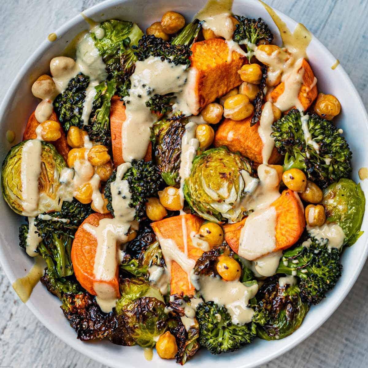 Wild Rice & Roasted Veggie Bowl
