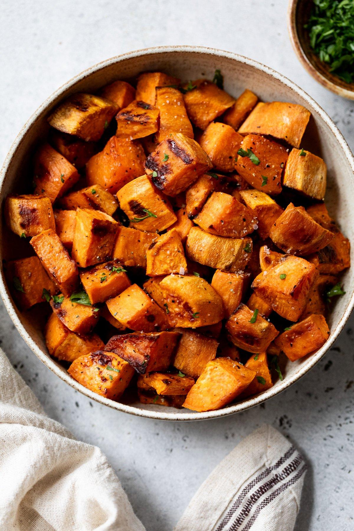 Roasted Sweet Potato Wedges
