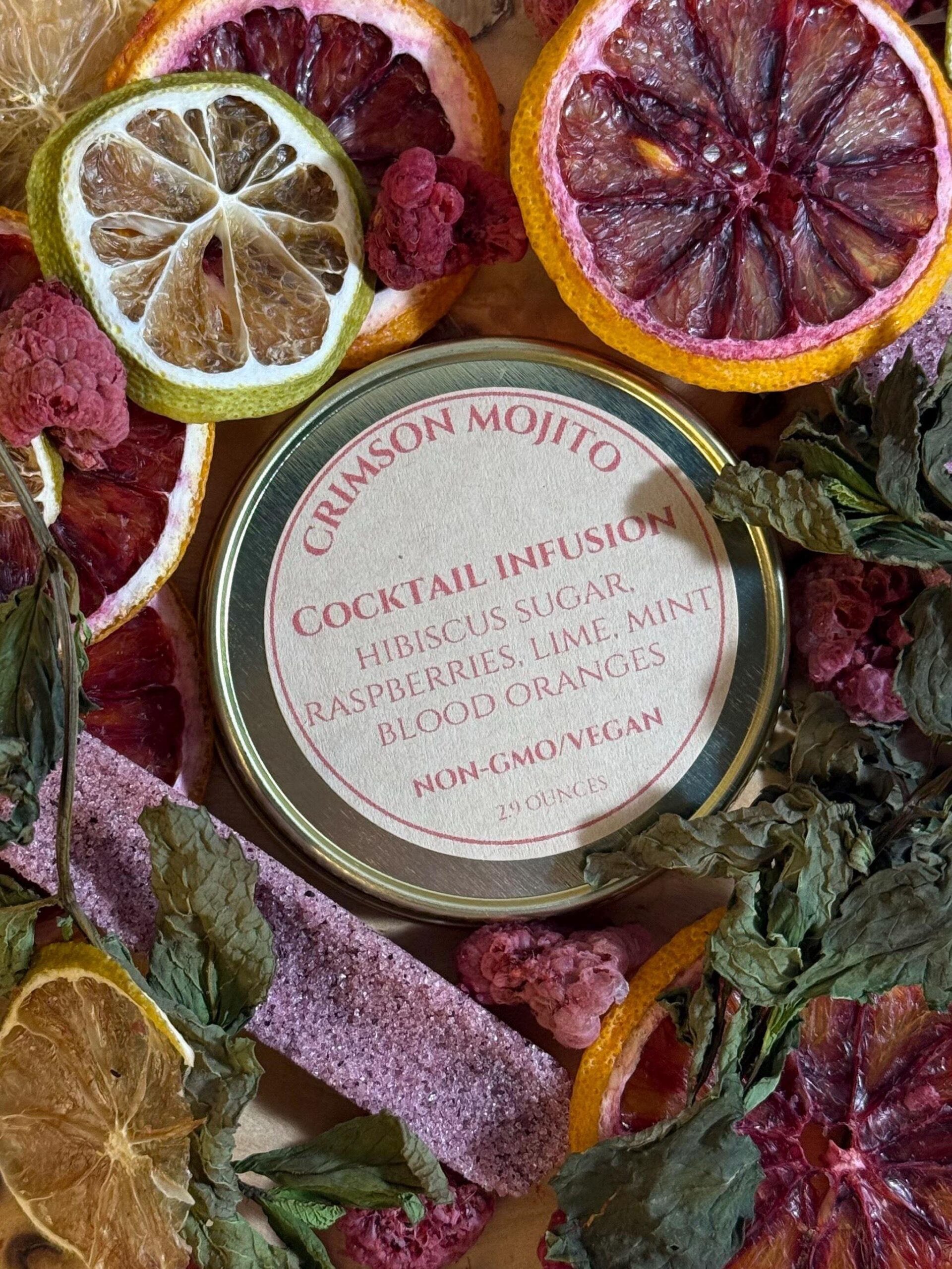 Crimson Moonlight Mojito