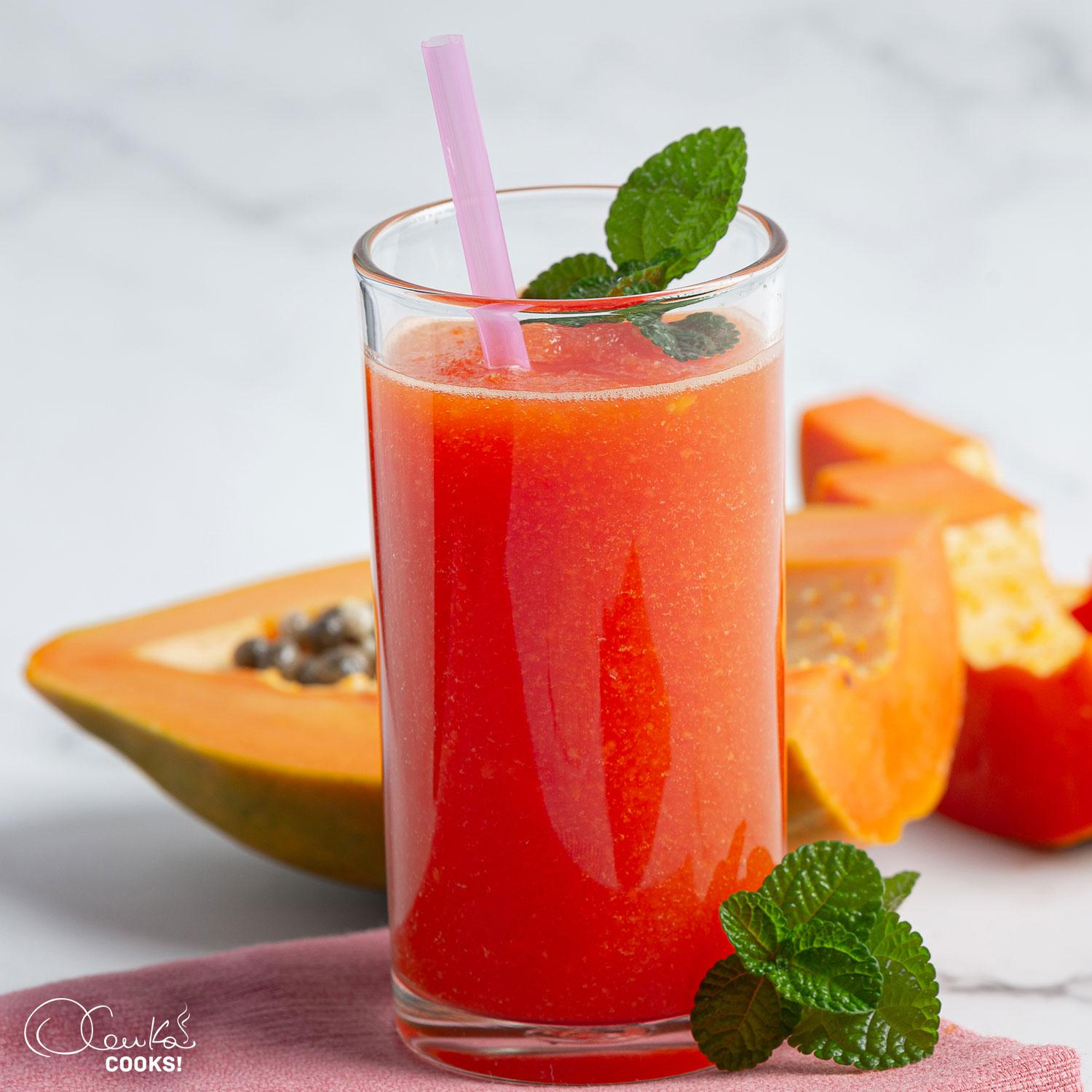 Papaya Breeze Punch