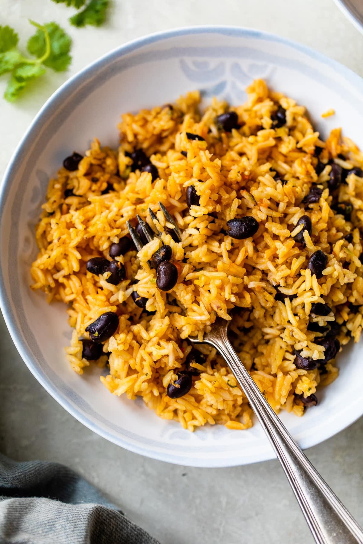The Perfect Cuban Mojo Pork with Black Beans and Rice.