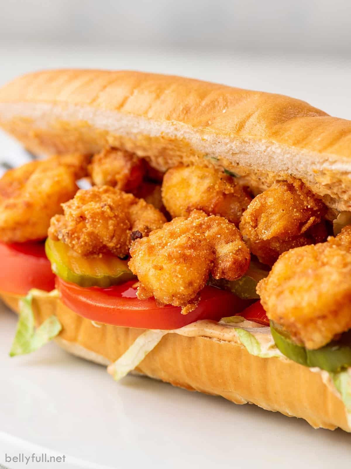 A Restaurant Favorite at Home: The Perfect Shrimp Po’ Boy.