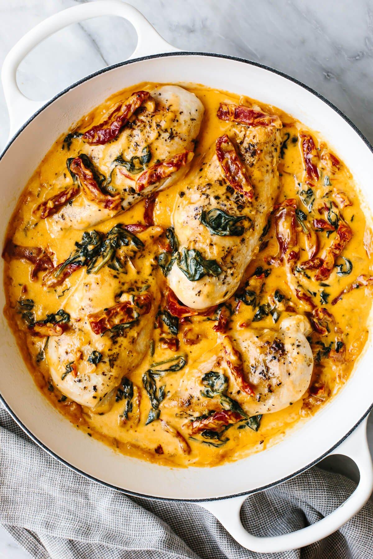 Our 30-Minute Creamy Tuscan Chicken (A One-Pan Wonder).