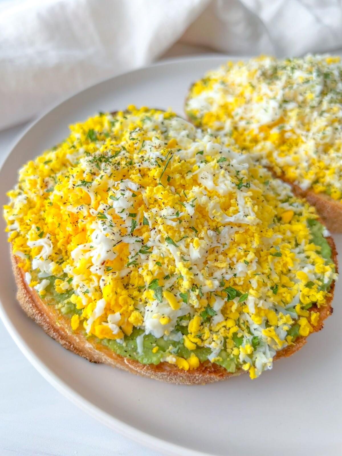 The Viral Grated Egg and Avocado Toast.