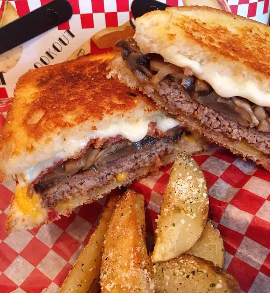 The Ultimate Patty Melt on Rye Bread.
