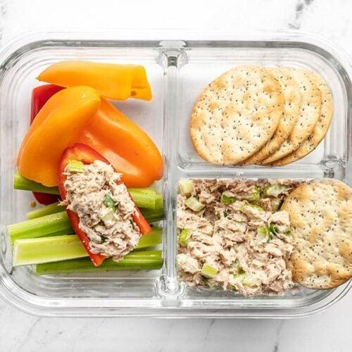 A Brain-Food Lunch: Tuna Salad-Stuffed Avocados.