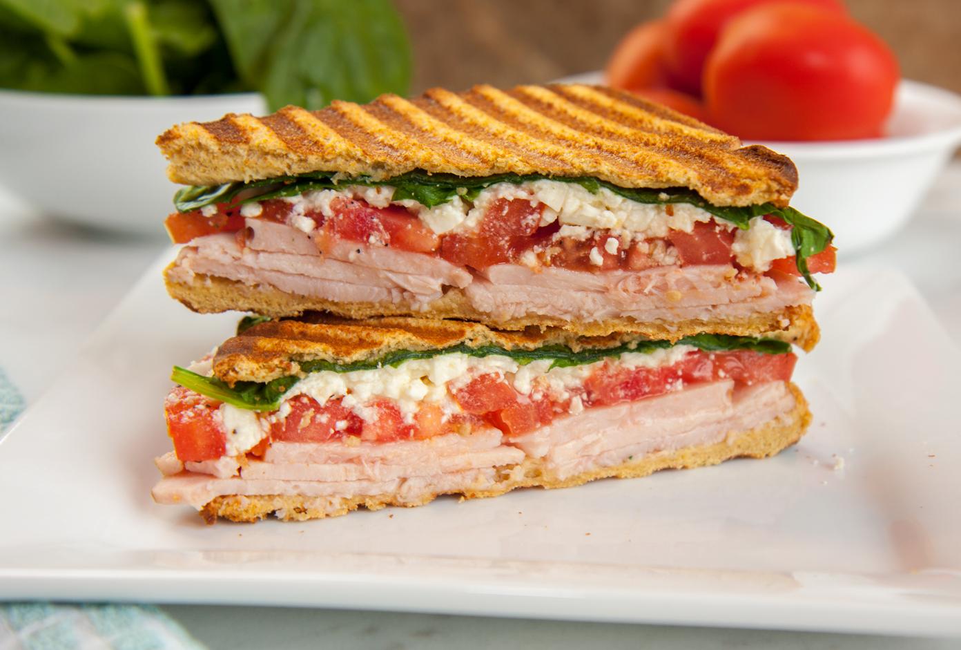 Elevate Your Lunch: The Perfect Turkey, Apple, and Brie Panini.