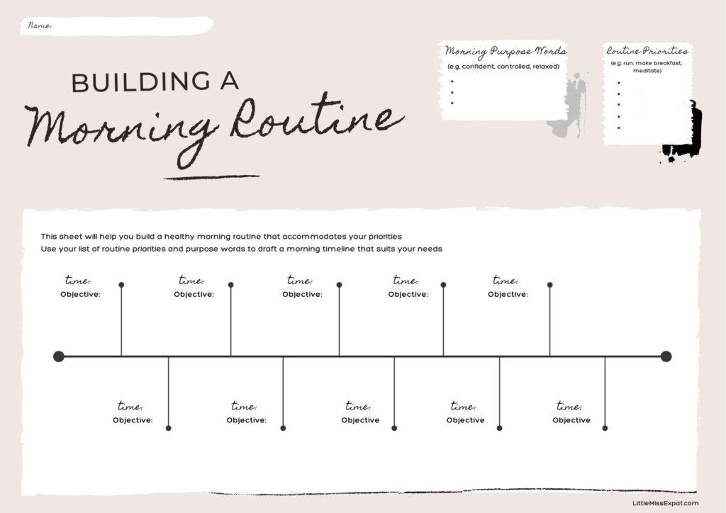 Making Every Day Count: Building a Routine