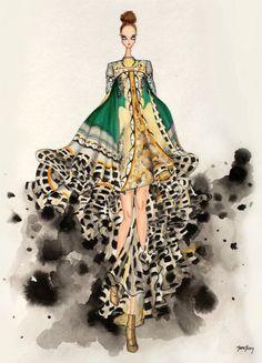 What’s hot: mixed media — leather, lace, vinyl combinations