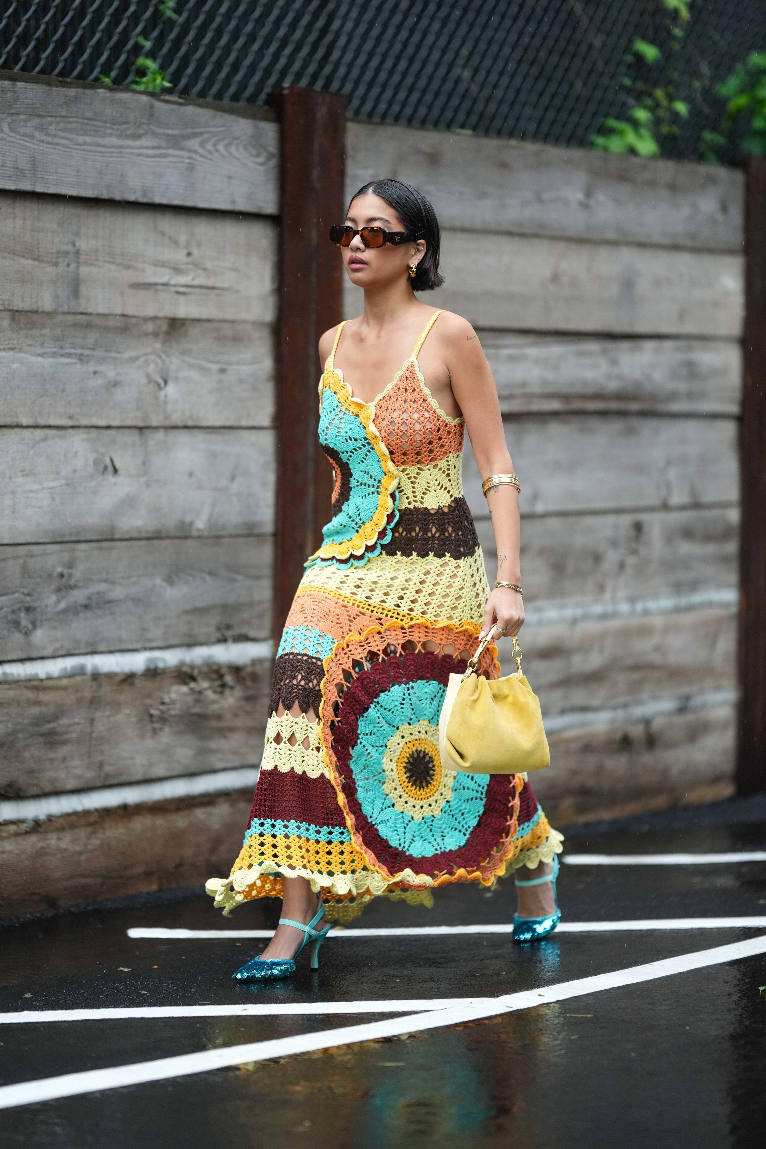 Crochet, knit, and handmade: cozy meets couture