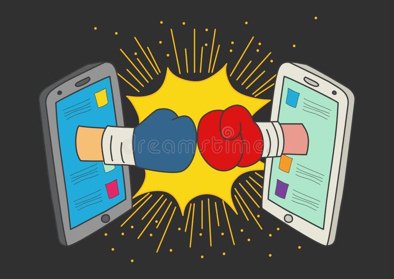 When feuds spill over onto social media